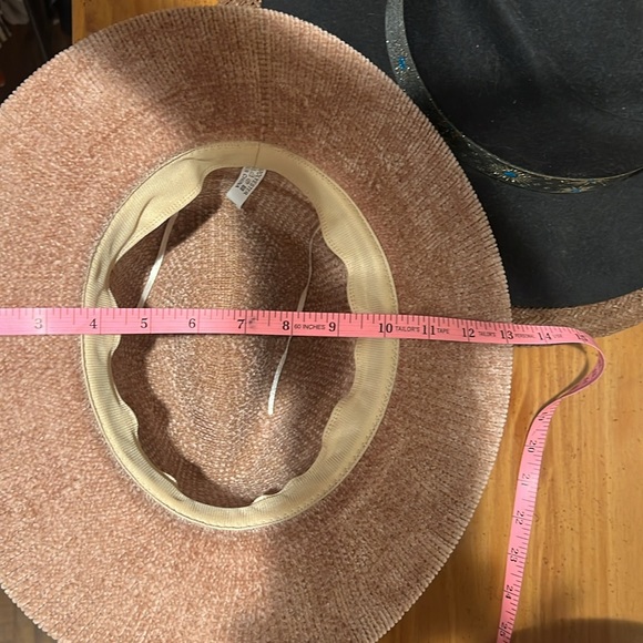 Tan Chennile Fedora Suede Braided Detail - Picture 9 of 9